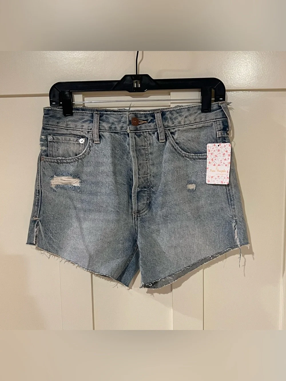 Free People We the Free Above and Beyond Baggy Tomboy Shorts NWT Size 24